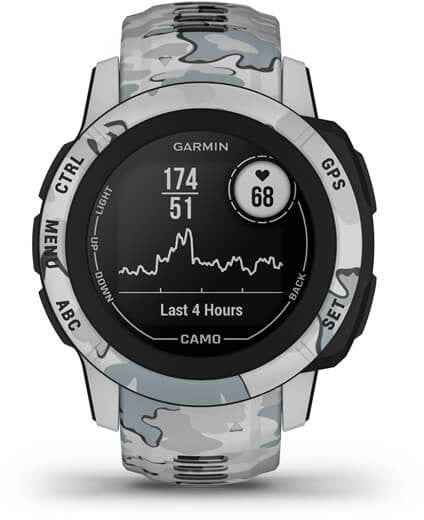 Garmin Instinct 2S Camo Edition 2,01 cm (0,79") MIP 40 mm Numérique 156 x 156 pixels Camouflage GPS (satellite)