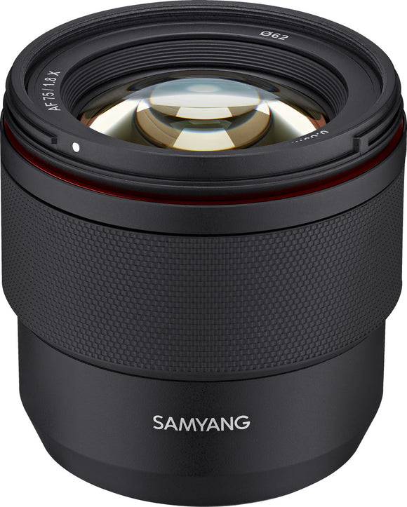 Samyang AF 75mm f/1.8 lens for Fujifilm
