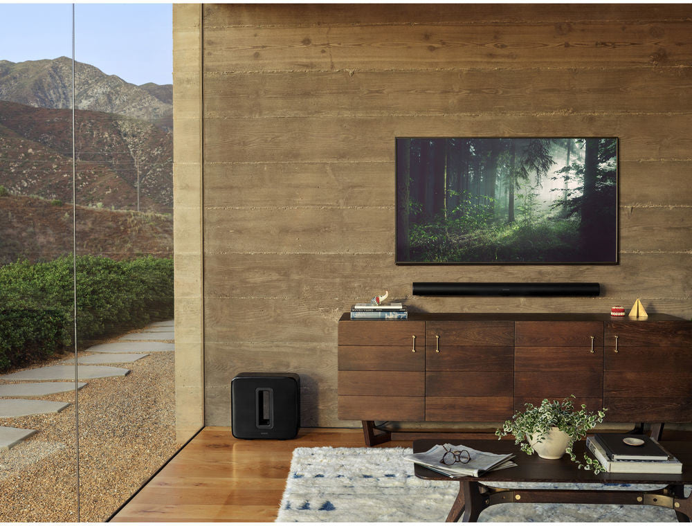 Enceinte de basses sonos sub noire