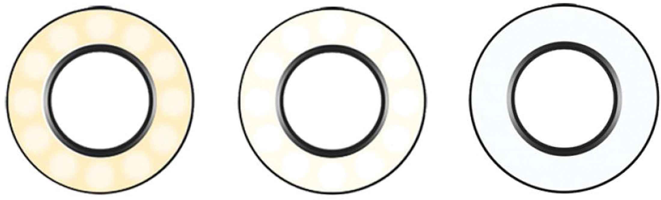 Anneau lumineux Platinet PMRL3 Vlog LED Flexible