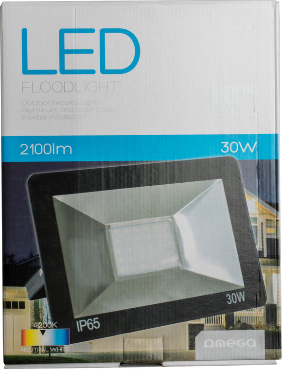Projecteur led omega 30 w 4 200 k 43861