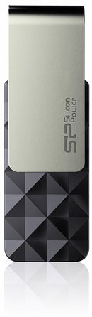 Silicon Power flash drive 16GB Blaze B30 USB 3.0, black-1
