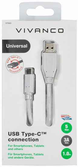 Câble USB-C - USB 3.1 Vivanco 1 m (37560)