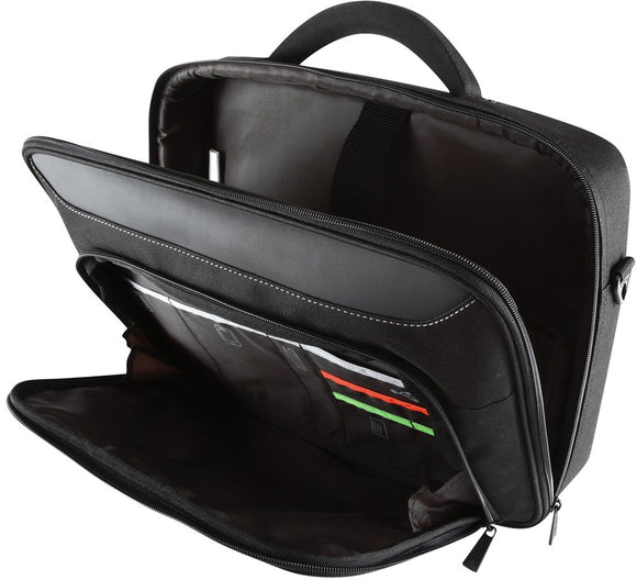 Targus | Classic | Fits up to size 14 " | Messenger - Briefcase | Black/Red | Shoulder strap