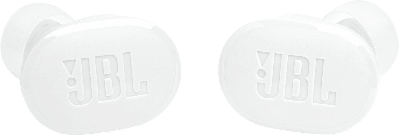 Écouteurs intra-auriculaires sans fil Bluetooth JBL Tune Buds TWS, blancs, EU