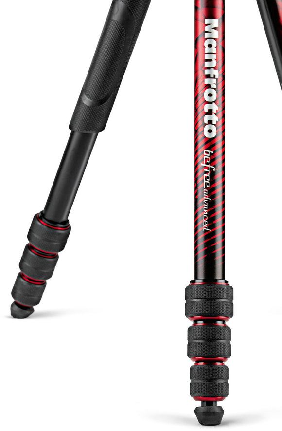 Manfrotto tripod kit Befree Advanced MKBFRTA4RD-BH, red