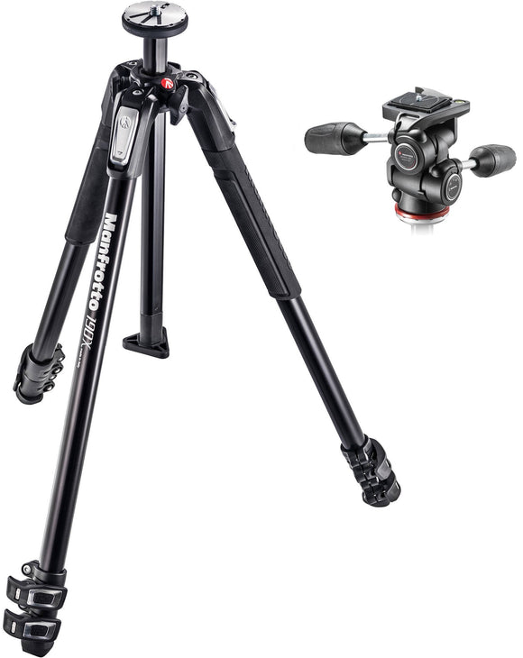 Kit trépied Manfrotto MK190X3-3W1