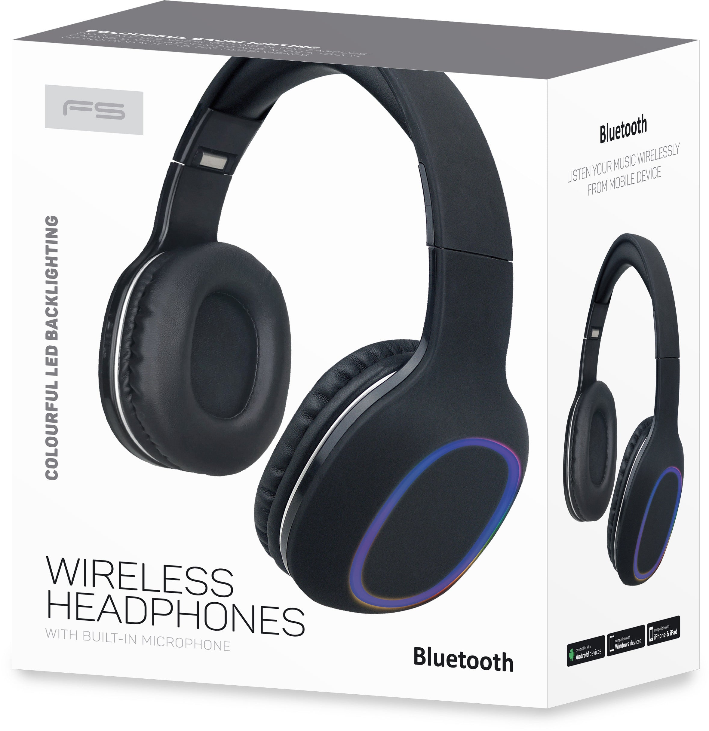 Casque sans fil Omega Freestyle FH0955, noir