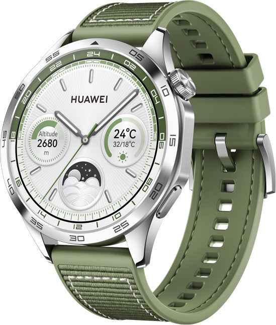 Huawei Watch GT 4 46mm, silver/green