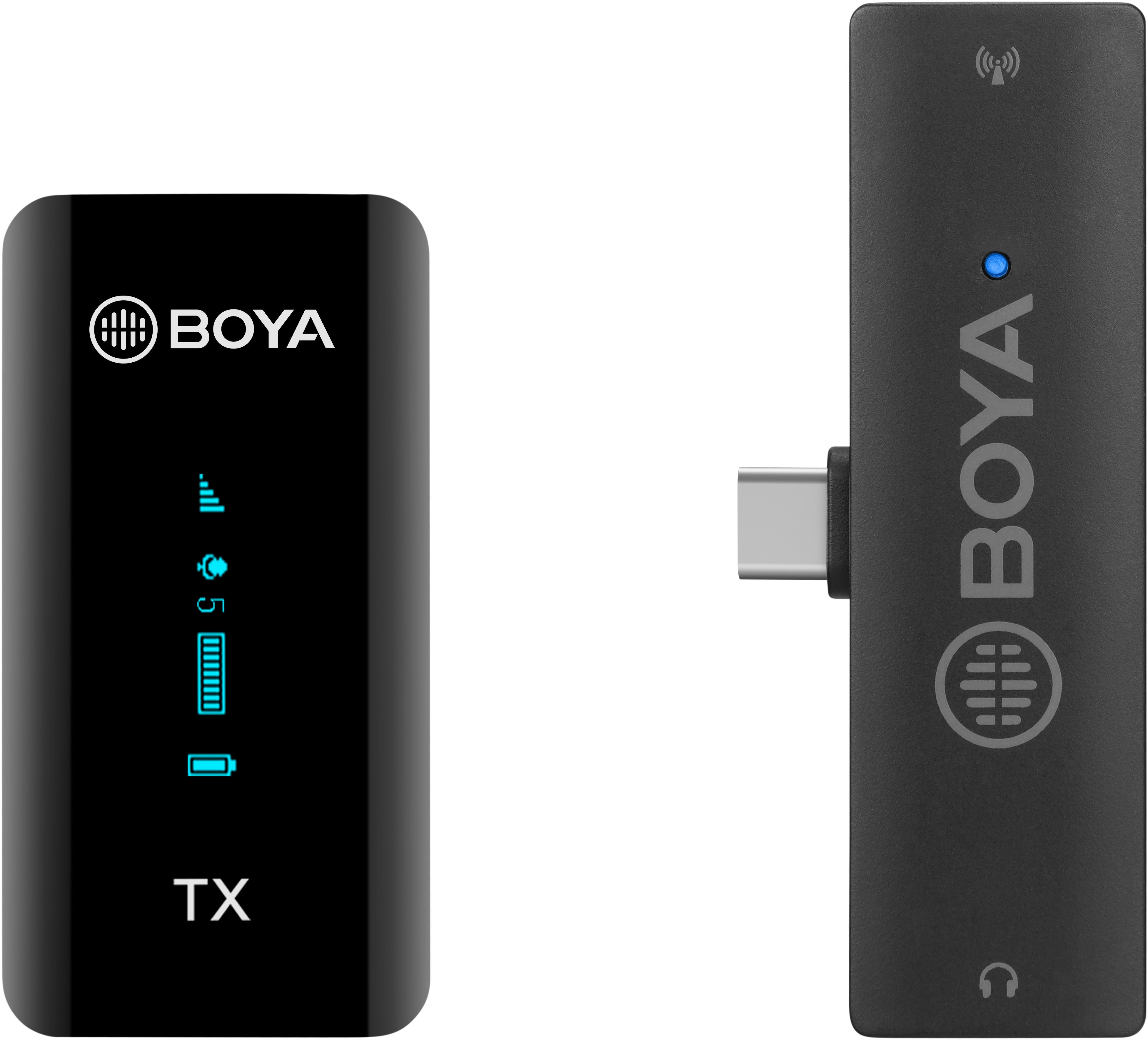 Microphone numérique sans fil boya usb type-c 24 ghz  by-xm6-s5  jaune fluo 018 €