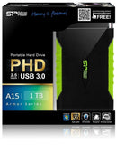 Disque dur externe Silicon Power Armor A15 1 To, noir