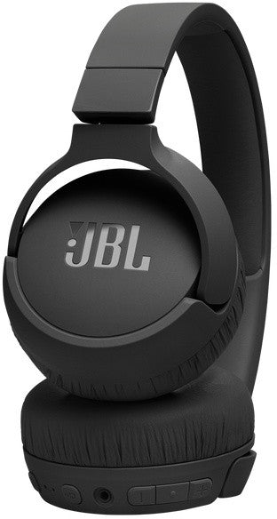 JBL on-ear bezvadu austiņas ar trokšņu  slāpēšanu, melnas