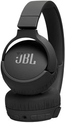 JBL on-ear bezvadu austiņas ar trokšņu  slāpēšanu, melnas