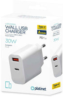 Platinet charger USB/USB-C 30W PLCUPD30W