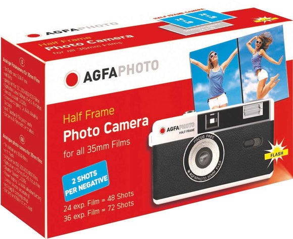 AgfaPhoto Half Frame Camera 35mm, black