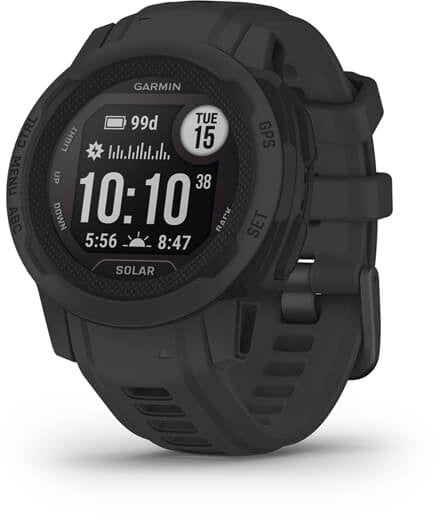 Garmin Instinct 2S Solar 2,01 cm (0,79") MIP 40 mm Numérique 156 x 156 pixels Graphite GPS (satellite)