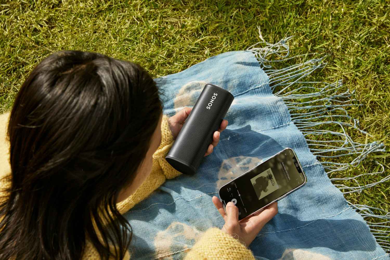 Enceinte intelligente Sonos Roam, noire