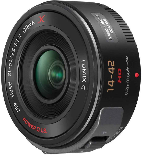 Panasonic Lumix G X Vario PZ 14-42mm f/3.5-5.6 ASPH. Power O.I.S. lens, black