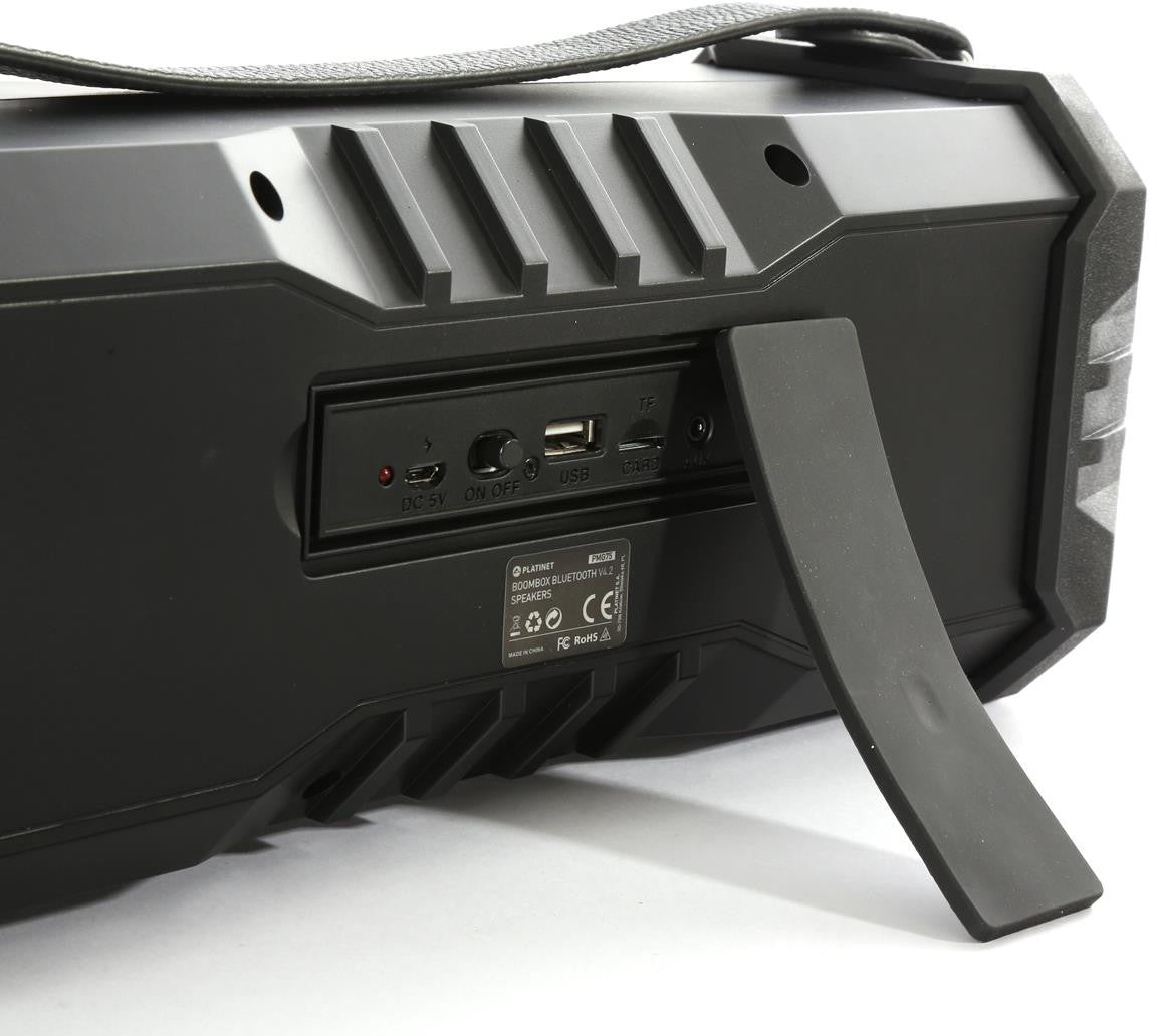 Enceinte sans fil Platinet OG75 Boombox BT, noire (44414)