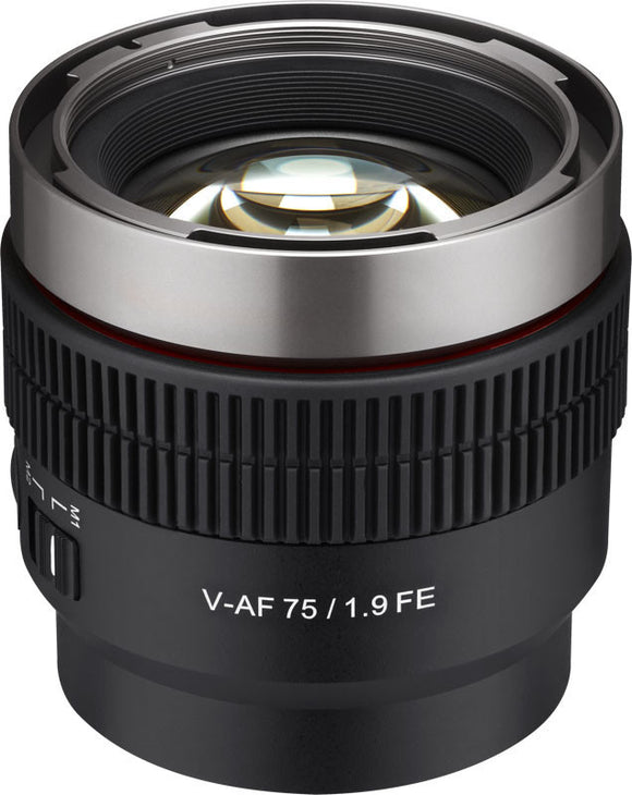 Samyang V-AF 75mm T1.9 FE lens for Sony
