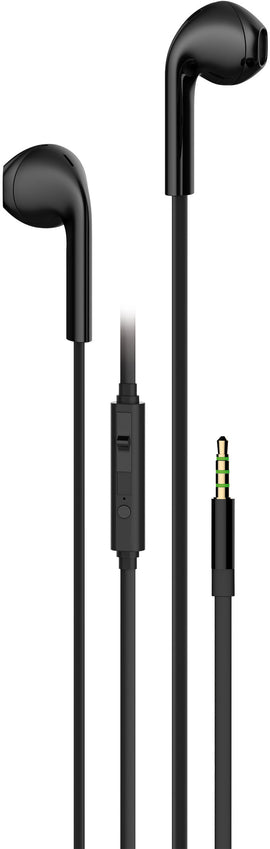 Écouteurs stéréo vivanco noirs 61740