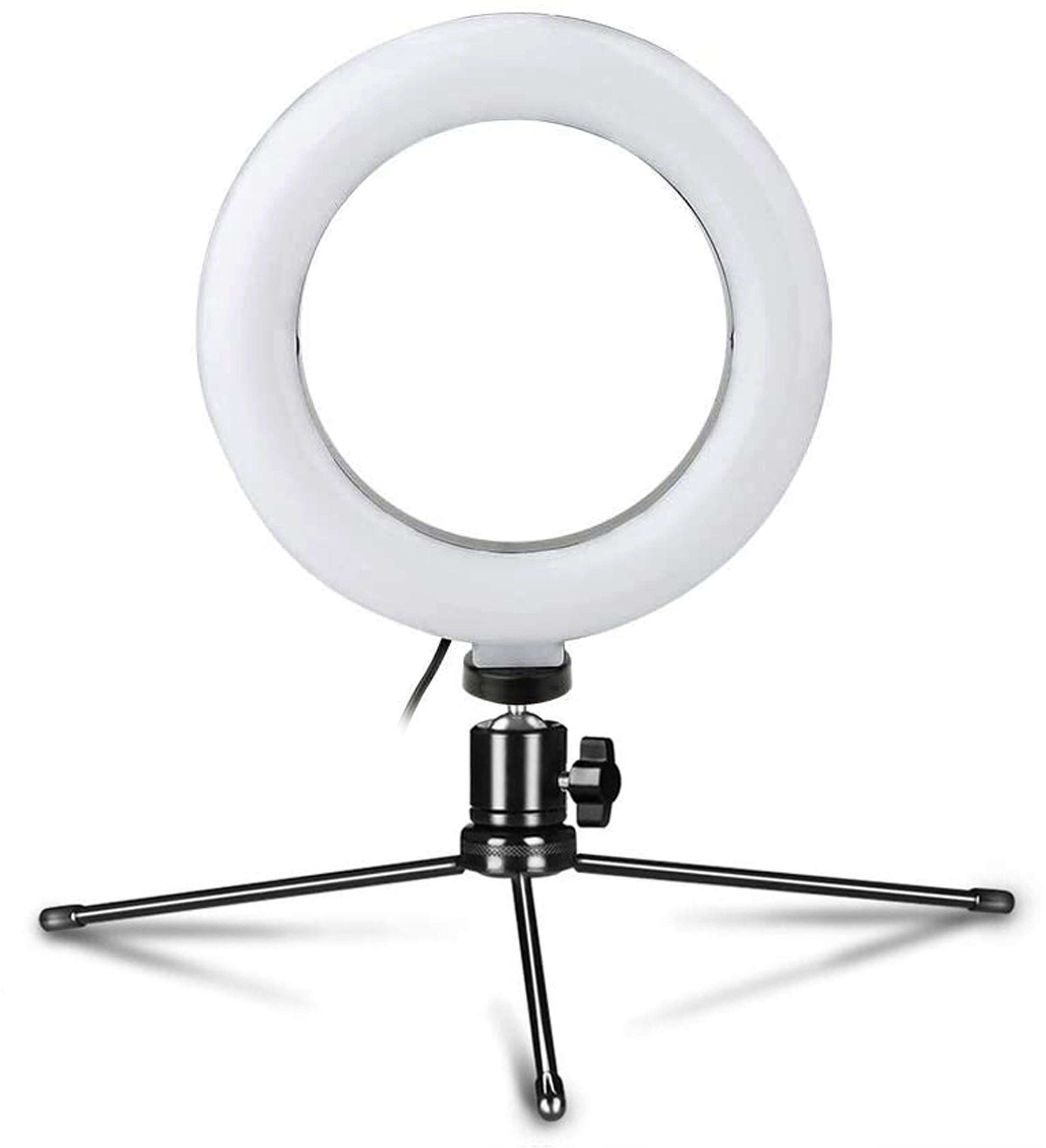 Anneau lumineux platinet pmrl6 vlog led desktop 6" - 0