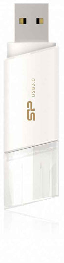 Silicon Power flash drive 64GB Blaze B06 USB 3.0, white