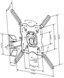 Vivanco TV wall mount Motion BMO 6040