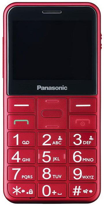Panasonic | KX-TU155EXBN | Red | 2.4 " | TFT-LCD | microSD/microSDHC MB | Bluetooth | USB version micro USB | Built-in camera | Main camera resolution 0.3 MP