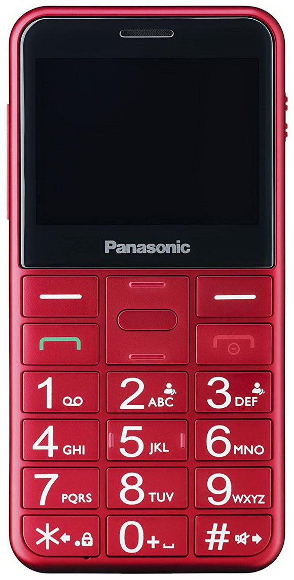 Panasonic | KX-TU155EXBN | Red | 2.4 " | TFT-LCD | microSD/microSDHC MB | Bluetooth | USB version micro USB | Built-in camera | Main camera resolution 0.3 MP