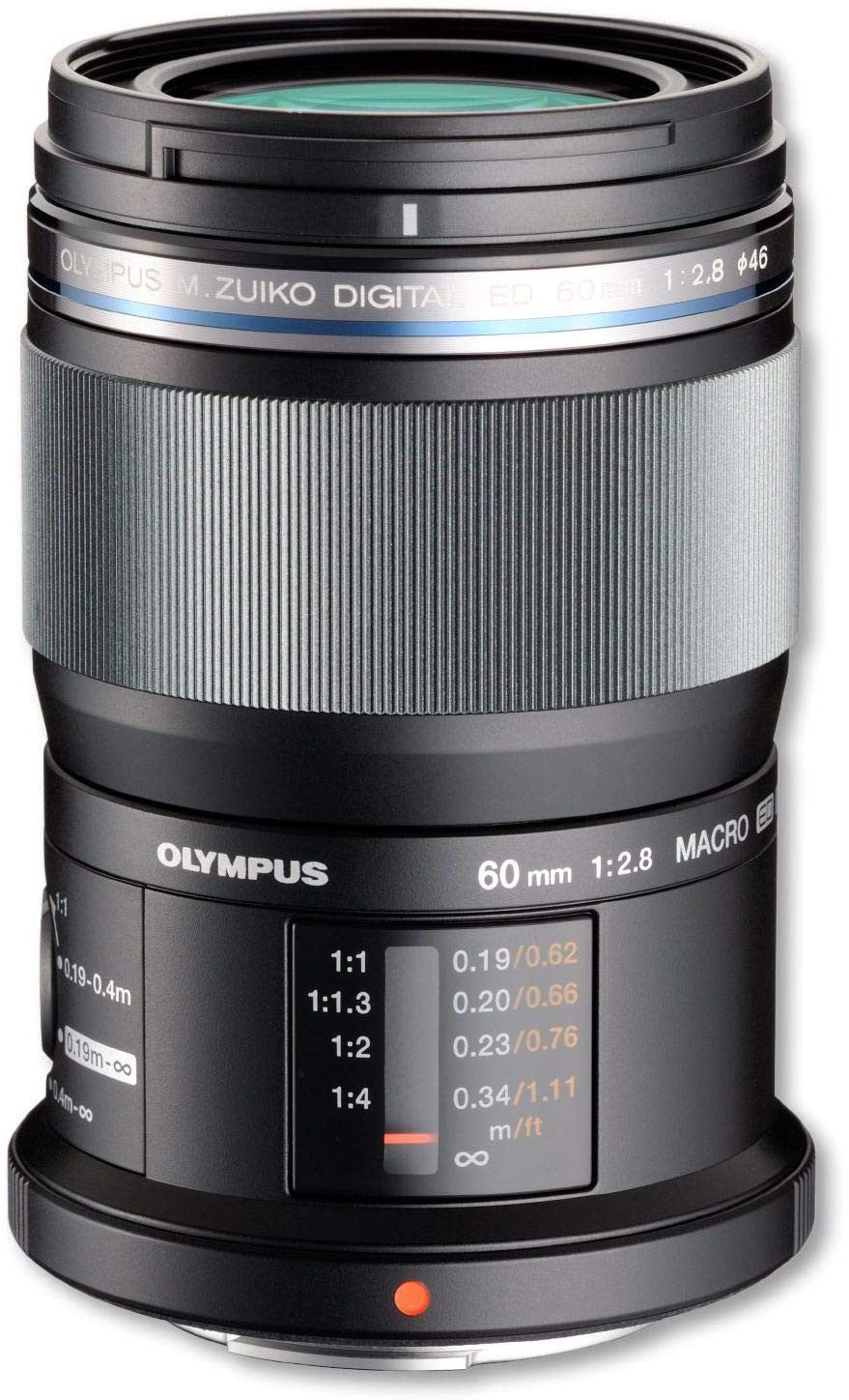 Appareils photo - accessoires olympus m.zuiko digital et-m6028 macro black "v312010bw001" timbre vert 018 lei