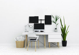 Support de bureau double Omega OUPC024D