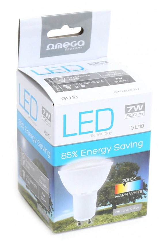 Ampoule LED Omega GU10 7W 2800K (42556)
