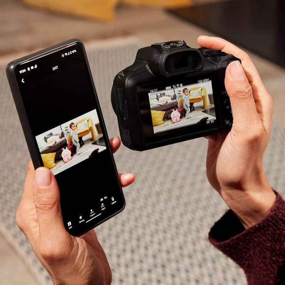 Canon | EOS R100 Mirrorless Camera + RF-S 18-45mm F4.5-6.3 IS STM Lens | 6052C013 | Megapixel 24.1 MP | ISO sensitivity (max) 12800 | Display diagonal 3.0 " | Wi-Fi | Automatic, manual | CMOS | Black