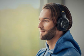 Panasonic on-ear austiņas ar bluetooth, melnas