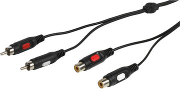 Vivanco cable 2xRCA - 2xRCA 2.5m (46018)