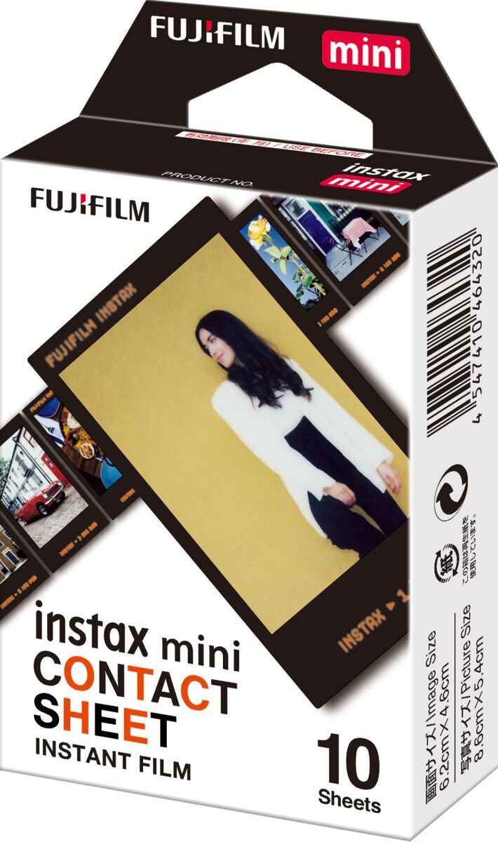 Planche contact Fujifilm Instax Mini 1x10