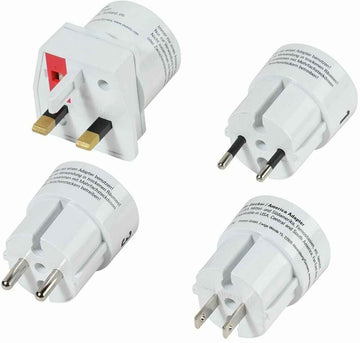 Adaptateur de voyage Vivanco 4 pièces (7292)