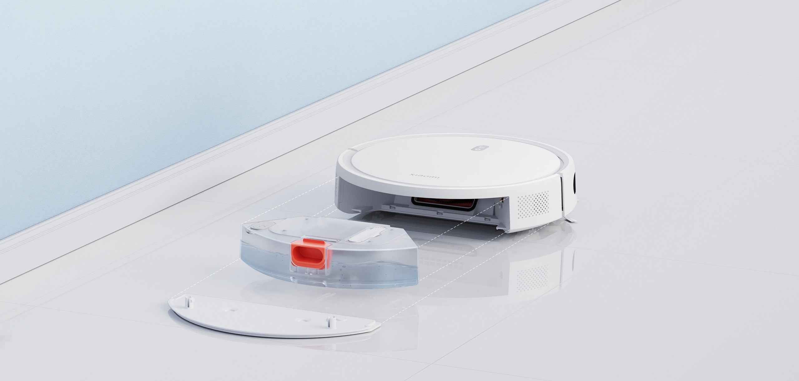 Xiaomi | Aspirateur robot | E10 EU | Humide et sec | 2600 mAh | Capacité poussière 0,4 L | 4000 Pa | Blanc