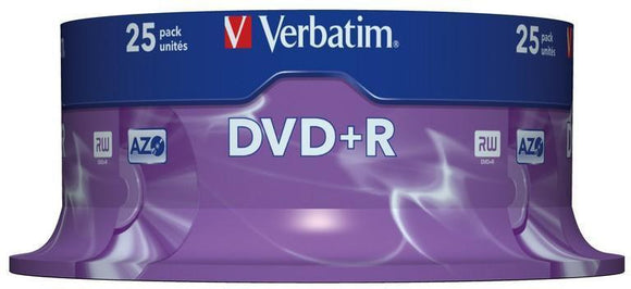 Matricas DVD+R AZO Verbatim 4.7GB 16x 25 Pack, Spindle