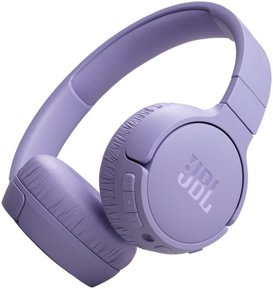 Casque sans fil supra-auriculaire JBL avec réduction du bruit, violet