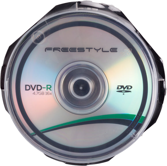 DVD-R Omega Freestyle 4,7 Go 16x, broche de 10 pièces