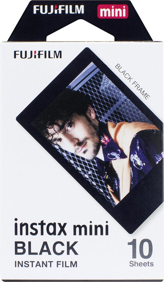 Cadre noir fujifilm instax mini 1x10