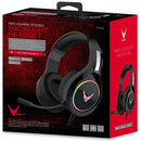 Varr VH6060B Pro Gaming Stereo Headset with Microphone / LED / 3.5mm / USB-4