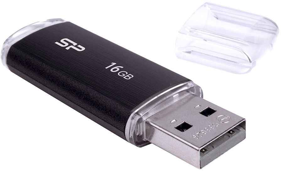 Silicon Power | Ultima U02 | 16 Go | USB 2.0 | Noir