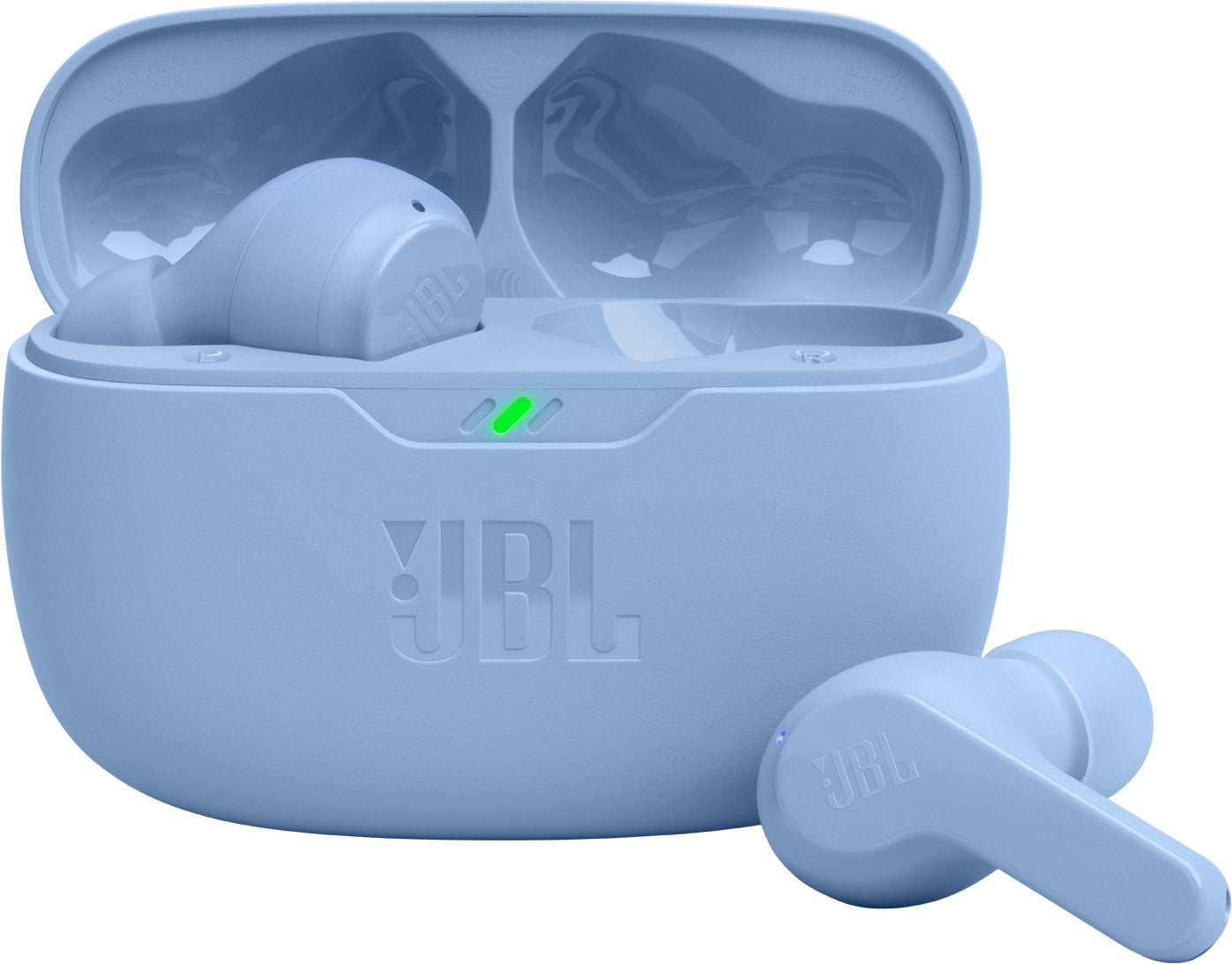 (V) Écouteurs intra-auriculaires JBL Wave avec Bluetooth, bleu