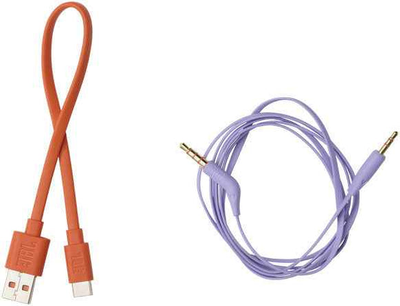 Casque sans fil supra-auriculaire JBL avec réduction du bruit, violet