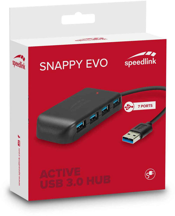 Concentrateur USB Speedlink Snappy Evo USB 3.0 7 ports (SL-140108)
