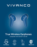 Casque sans fil vivanco fresh pair bt bleu 60607