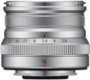 Objectif Fujifilm Fujinon XF 16 mm f/2,8 R WR, argent